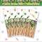4 Pack Hawaiian Luau Grass Tablecloths, Hawaii Luau Table Skirt Party Decorations
